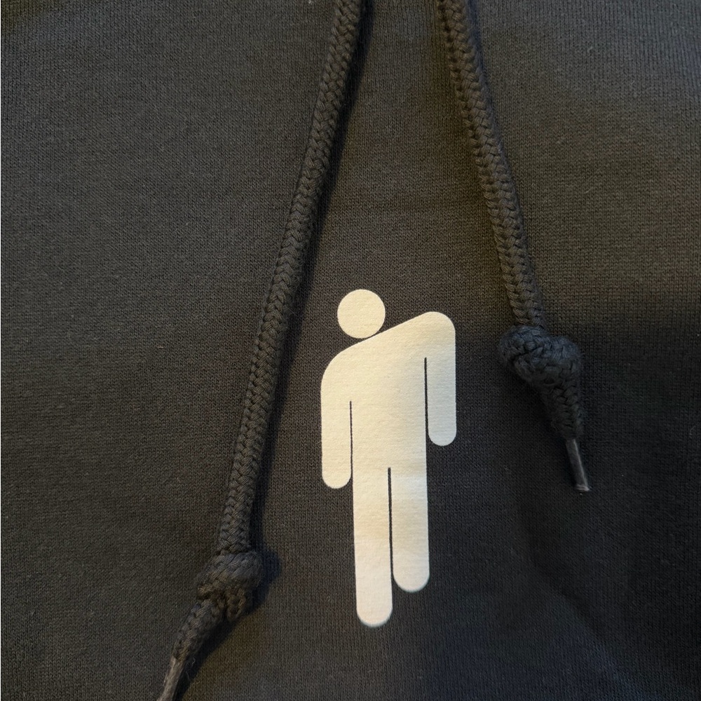 Billie Eilish Black Blohsh Logo Pullover Hoodie - Women's Sweatshirt - Picture 4 of 6